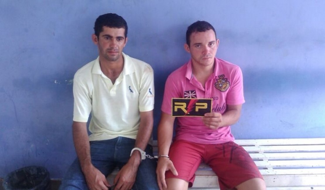 Dois homens são presos no bairro Caititus em Arapiraca