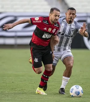 Flamengo e Ceará perdem chances e empatam no Castelão; Rubro-Negro entra no G4