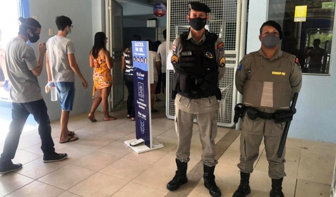 Polícia Militar garante segurança durante realização do Enem em Alagoas