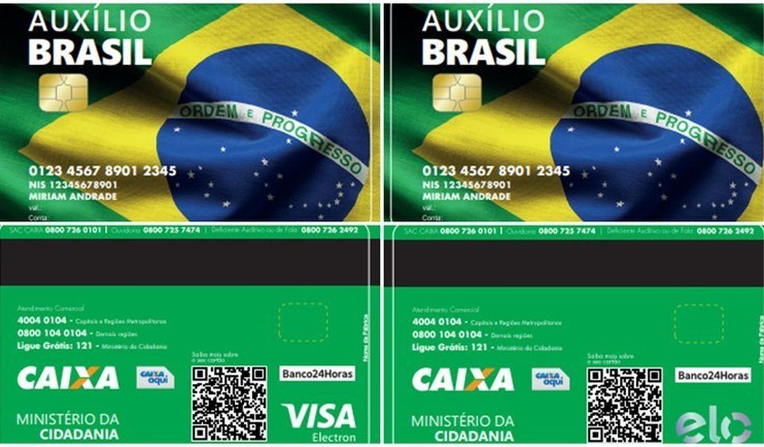 Cartão do Auxílio Brasil com débito será entregue a 6,6 milhões; entenda como funciona