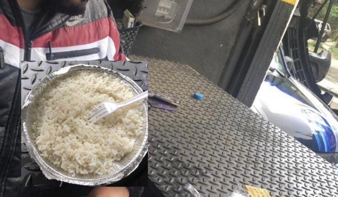 Homem pede frango à parmegiana e recebe quentinha só 'com arroz'