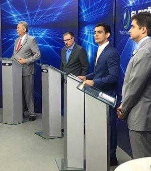 Candidatos à Prefeitura de Maceió trocam farpas em debate promovido pela TV Ponta Verde