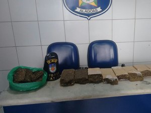 Polícia prende dois jovens com 13 kg de maconha no Santa Lúcia