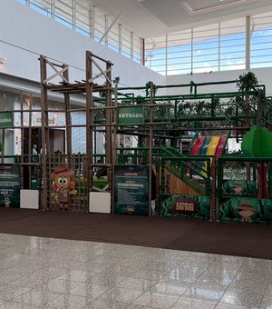 Arapiraca Garden Shopping inaugura 'Aventura no Safari', uma nova atração para a criançada