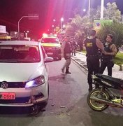 Homem com sinais de embriaguez e CNH cassada é preso após colidir com moto