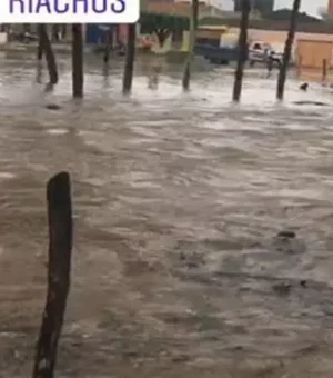 Dois Riachos: Nível do Rio está prestes a ultrapassar o nível da ponte