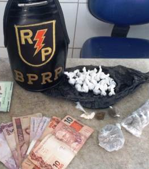 Três suspeitos de tráfico são presos em ocorrências distintas em Maceió