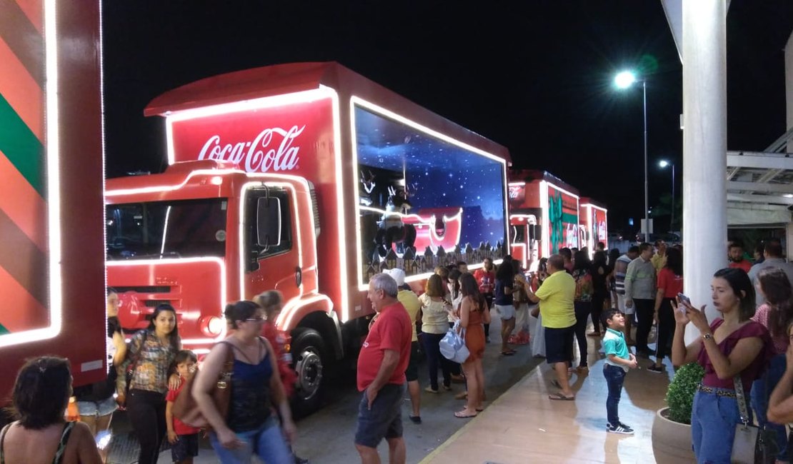 [Vídeo] Arapiraca é a primeira cidade do Brasil a receber a Caravana Iluminada Coca-Cola 2019