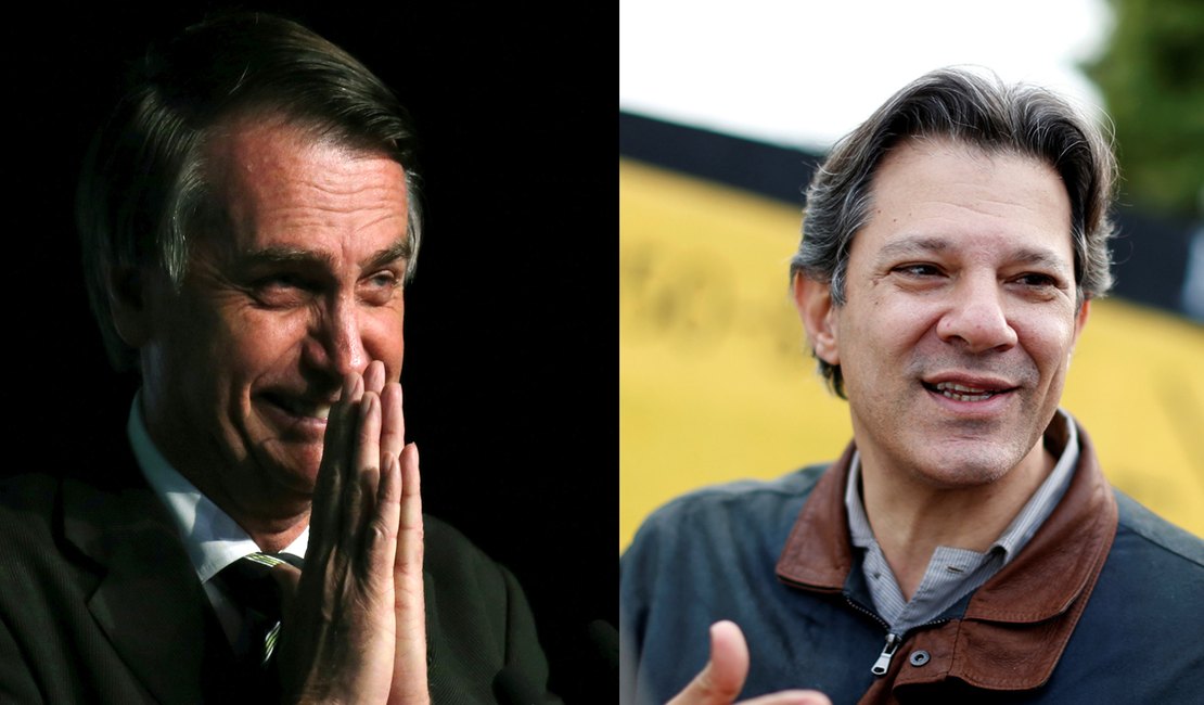 Datafolha: Bolsonaro tem 58% dos votos válidos, Haddad tem 42%