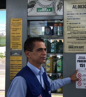 Procon Alagoas inicia fiscalização nos postos de combustível em Alagoas