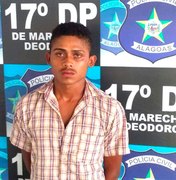 Polícia Civil prende envolvido em roubo de celular em Marechal Deodoro