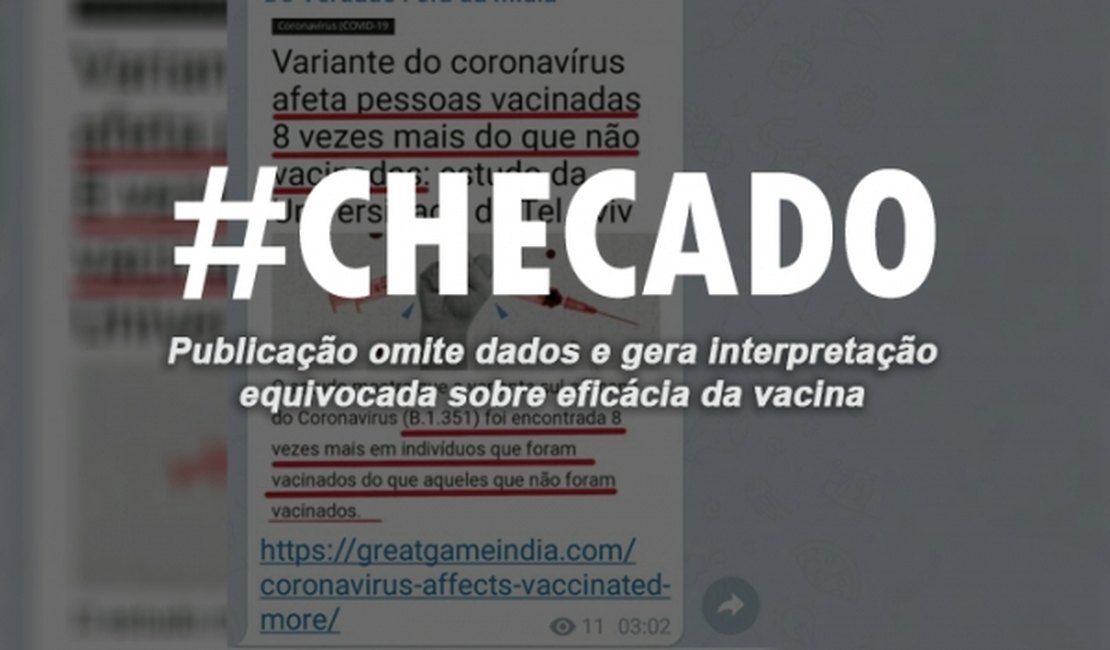 Resultado de pesquisa não compromete eficácia de vacina contra Covid-19