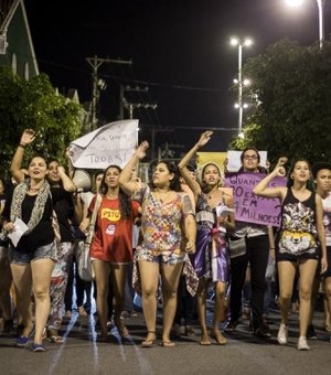 Mulheres alagoanas aderem manifestação de outros estados contra a 'cultura do estupro'