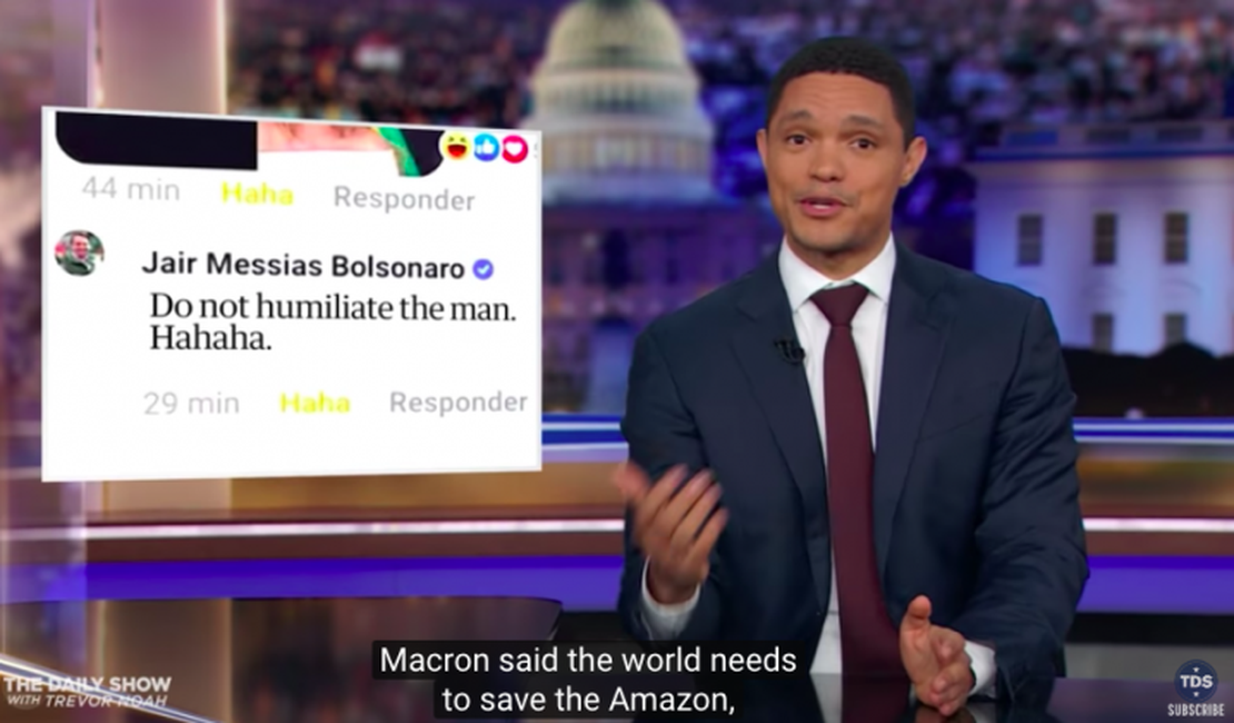 VÍDEO: programa de humor dos EUA chama Bolsonaro de “mesquinho” e o compara ao Coringa