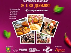 Palmeira dos Índios anuncia primeiro Festival Gastronômico e de Turismo (FESTUPI)