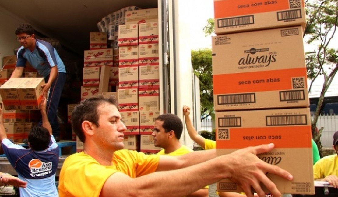 Força-tarefa arrecada mais de 4 toneladas de donativos para nove municípios de AL
