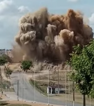 [Vídeo] Explosões na obra de duplicação da AL-220 assustam moradores do Sertão