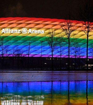 Eurocopa: Uefa rejeita pedido de 'luzes do arco-íris' em Munique