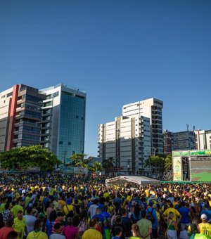 Música e animação agitam o jogo do Brasil na Arena Massayó nesta sexta-feira (9)