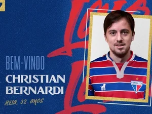 Meio-campista Christian Bernardi é o novo reforço do Fortaleza