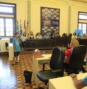 Câmara recebe crianças e adolescentes atendidos pelo Unicef em Maceió