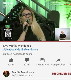 Pedido de 'salve' para presídio repercute em live de Marília Mendonça 