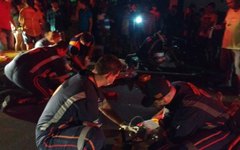 Acidente entre motocicletas deixa quatro pessoas feridas