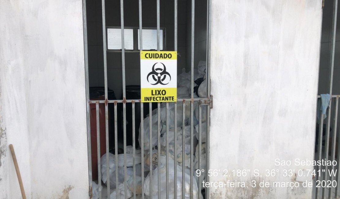  Hospital municipal de São Sebastião é autuado por armazenamento indevido de resíduo perigoso