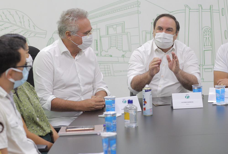 Visita de Renan Calheiros a Luciano Barbosa consolida paz no MDB em Alagoas