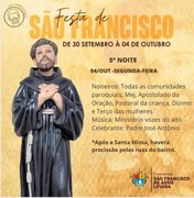 Paróquias celebram Dia de São Francisco em Maceió nesta segunda-feira (4)