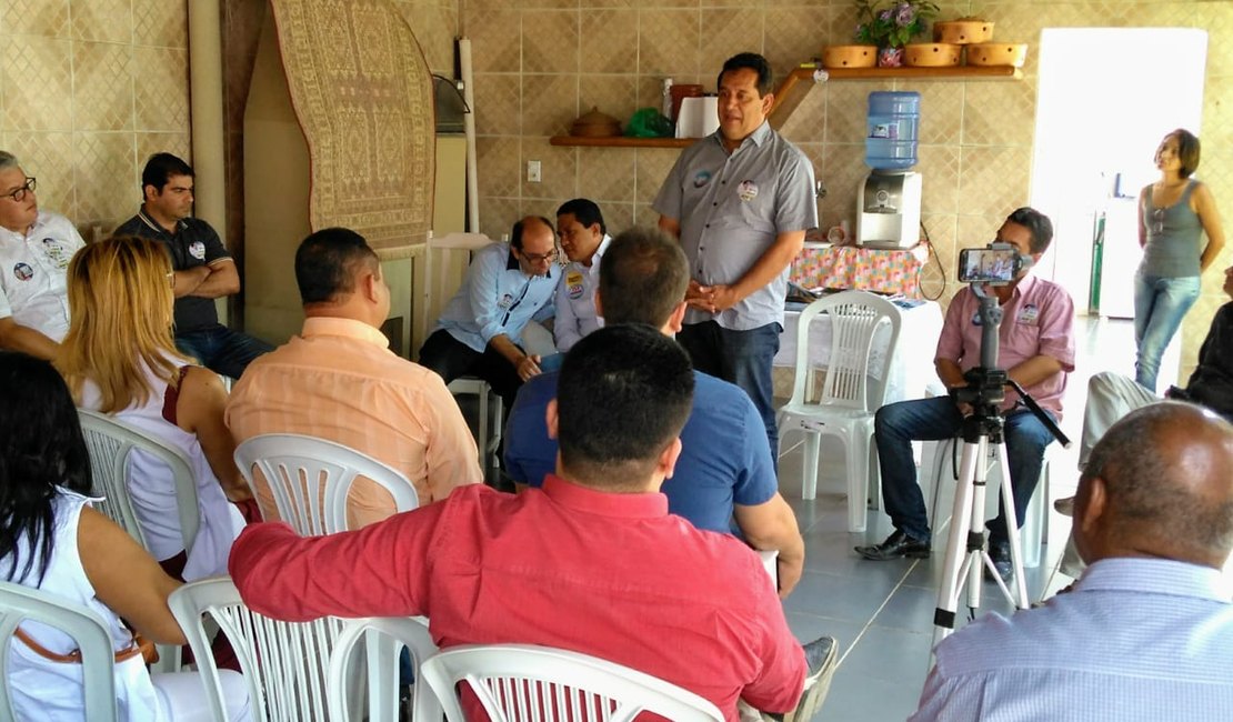 Severino Pessoa recebe apoio de pastores evangélicos de Palmeira dos Índios