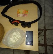 Homem é preso com maconha e cocaína na parte alta de Maceió