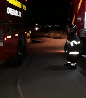 Vazamento de gás provoca incêndio em residência no Vergel do Lago