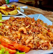 Risoto de Polvo com Camarão é destaque gastronômico de Japaratinga