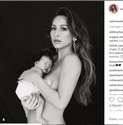 Sabrina Sato e Duda Nagle mostram rosto de Zoe pela primeira vez no Instagram
