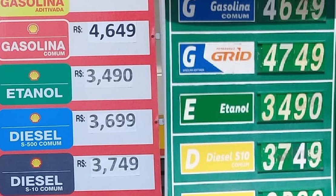 'Alinhamento de preços' em postos de combustíveis de Arapiraca pode caracterizar cartel