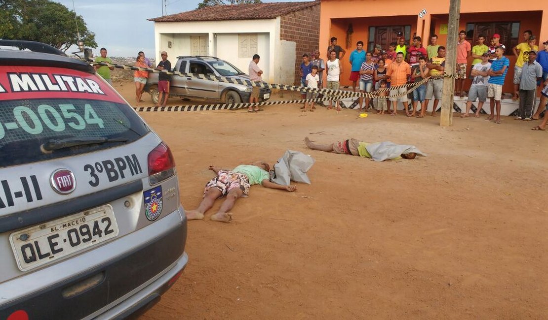 Duplo homicídio: jovens são assassinados a pauladas e a pedradas no Agreste de Alagoas