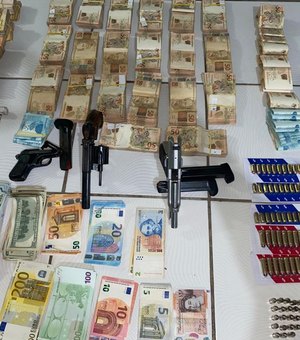 Polícia prende sete pessoas e apreende mais de R$ 600 mil durante Operação Pirâmide Feudal