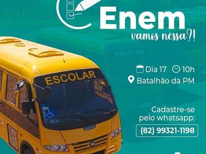 Prefeitura de Maragogi disponibiliza transporte para estudantes no Enem