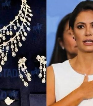 Governo Bolsonaro tentou trazer ilegalmente ao Brasil joias com diamantes avaliadas em R$ 16,5 milhões para Michelle