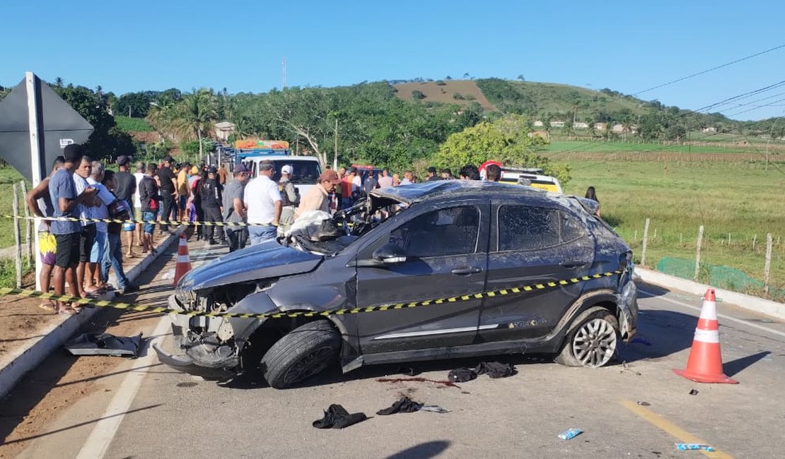 [Vídeo] Casal morre após ser atingido por motorista em alta velocidade na zona rural de Feira Grande
