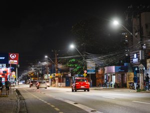 Grandes avenidas da parte alta de Maceió já estão 100% iluminadas