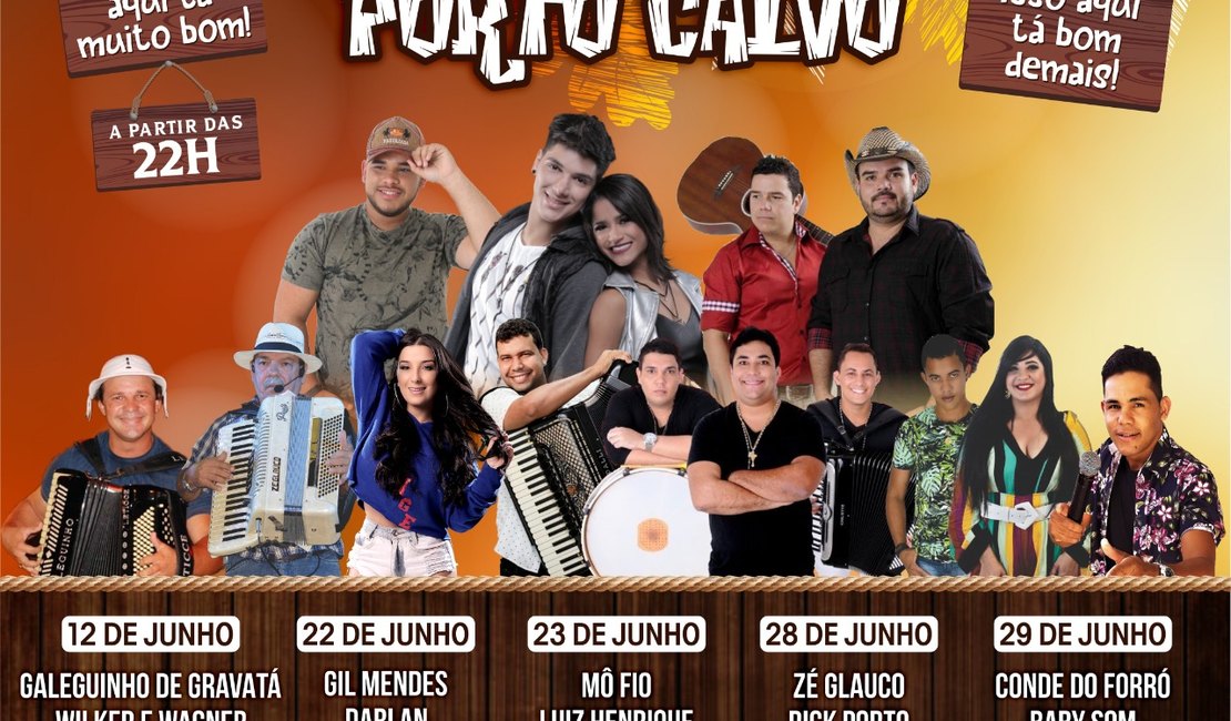 Prefeitura de Porto Calvo divulga programação das Festas Juninas