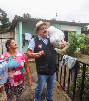 Gilberto Gonçalves intensifica ações de auxílio às famílias atingidas pelas fortes chuvas em Rio Largo