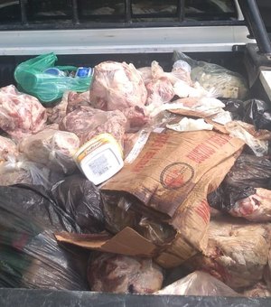 Desde o começo do ano, Vigilância Sanitária apreendeu 34 toneladas de alimentos em Maceió
