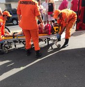 Homem de 45 anos sofre acidente de trânsito na cidade de Palmeira dos Índios