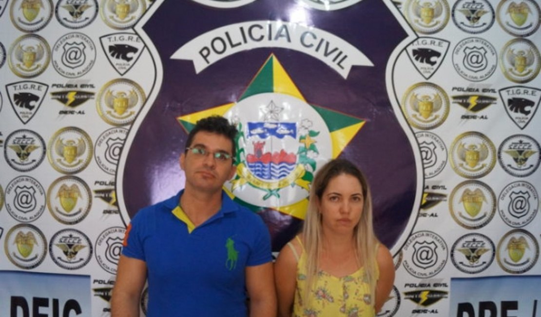 Casal mais rico com atuação em Alagoas é preso por estelionato