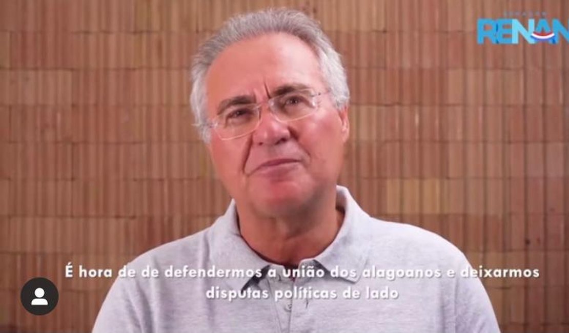 Renan pai e Renan Filho respondem a vídeo de Rodrigo Cunha