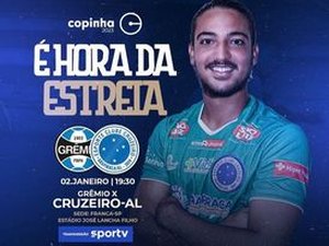 Cruzeiro de Arapiraca estreia hoje pela Copa São Paulo de Futebol Jr