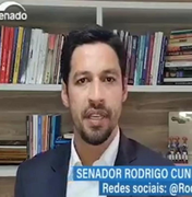 Em pronunciamento, Rodrigo Cunha defende crédito para famílias e empresas sobreviverem à crise